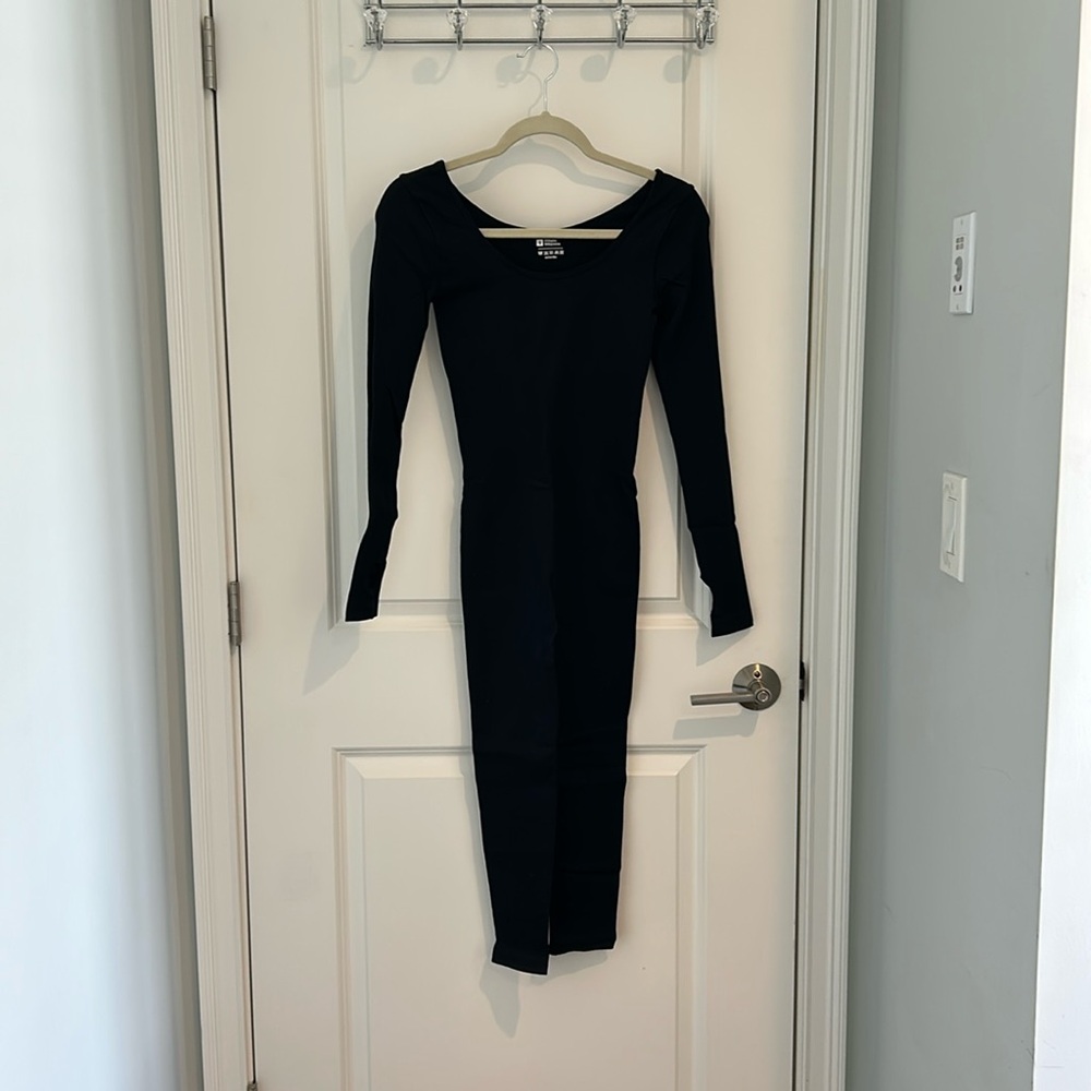 Black Long Sleeve Jumpsuit